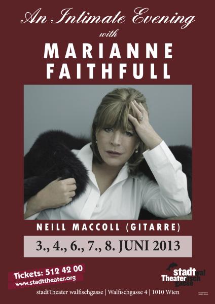 AN INTIMATE EVENING WITH MARIANNE FAITHFULL